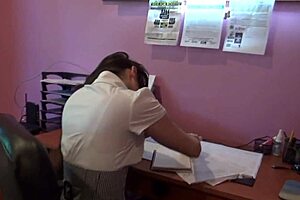 Busty lesbians lick and finger shaved pussies in stockings on bed