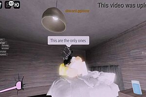 fucked by a devil on roblox 😈 add me if you wanna try it too with my big tits and ass