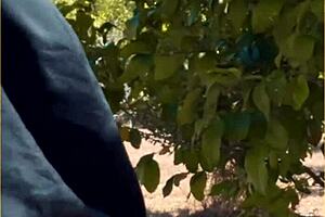 hot wife feels thrilled giving an amazing public blowjob