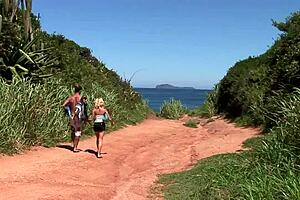 Chloe delaure loves getting dpd on ocean rocks