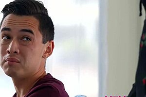 Barbie Feels Babysits Neighbor With Blowjob And Doggystyle