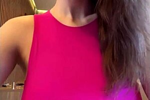 Stepmother Sucks And Milks Her Big Natural Tits In Homemade Amateur Video