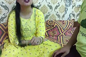 I love how my stepbrother proposed to Saara on Valentine's but hid the real plan with Hindi romance and natural tits action