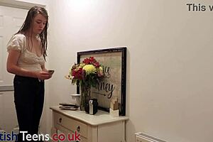 I love when this naughty college student gets her clothes ripped and spanked hard in lingerie