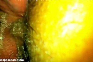 i watch my cuckold husband suck my hairy pussy and tight big ass in homemade video