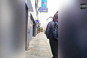 the chubby big-ass and big-tits foreign woman newly arrived displays her boobs to secure a job. then we meet on the street and head to a hotel for sex