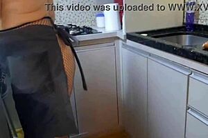 i caught my mother-in-law cooking naked and craving hard sex