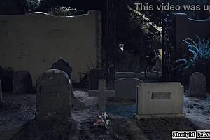 wait, are her dead friends really rising from the grave to claim her pussy?