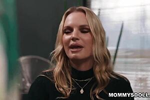 rachael cavalli applies finishing touches while lexi luna and demi hawks enjoy free use strapon sex 😈