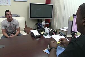 audrianna angel takes it deep in the ass while wearing fishnet stockings for intense action.