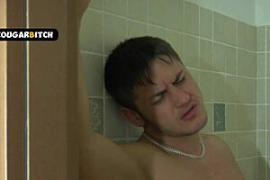 Step Mom You Caught Me In The Shower So Fuck Me Hard And Swallow My Cum