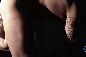 blindfolded pawg milf teases with feathers, licks balls, sucks big cock, milks it, plays with tight asshole, gets pussy eaten, then anal dildo fun 😈🍑