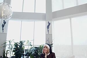 Sis Sara Jay Gets So Horny She Plays with Her Big Dildo and Wet Pussy Lips