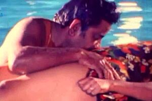 Why Does This Unmarried Hot Couple Indulge in Sexy Mature Fun at the Swim Pool?