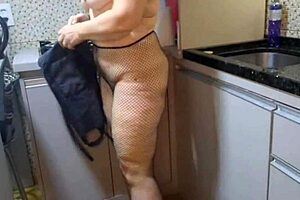 i caught my mother-in-law cooking naked and craving hard sex