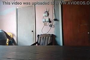 Curvy Latina Milf with Huge Black Ass Seduces Stepson in Homemade Amateur Solo Flashing