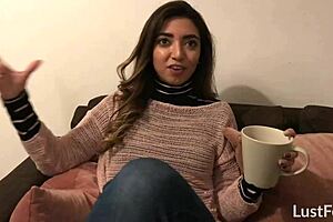 adorable mexican girlfriend frida sante stars in homemade sextape with blowjob and riding in cowgirl. she bends over for doggystyle pounding in tight pussy.