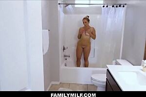 Big tits MILF stepmom WANTS big cock stepson to ANAL FUCK her