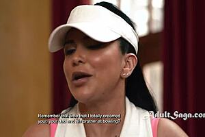 uh smashing her step moms big boing boobs before she can smash tennis balls romi rain kimmy kimm