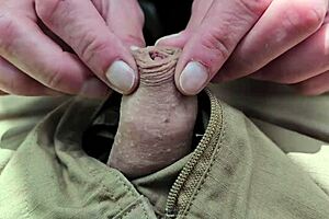 I tried to make his small penis hard with sucking and handjob outdoors but no success even with good effort