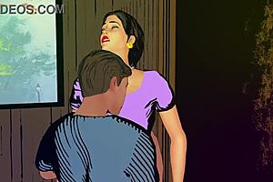 Step-Son Caught Step-Mother Masturbating In The Bathroom With Big Tits And Pussy