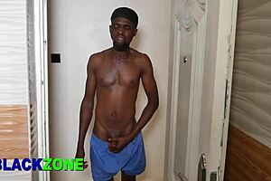 i felt such excitement in the kitchen with my sexy ebony stepmom's small waist