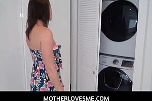 sexy milf stepmom riley jacobs seduces her stepson with big tits and curvy ass 😏