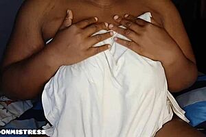 Masturbation until orgasm happens for the big tits milf. She reaches climax solo outdoors with fat bbw fetish.