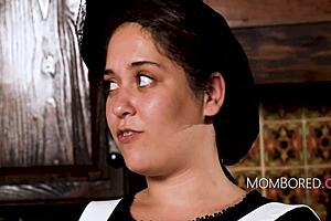 Young men spot huge ass milf volunteering tight pussy for chubby bbw fucking.