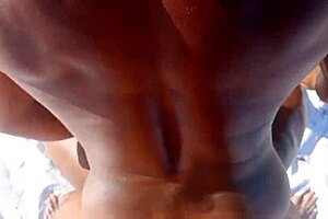 oh man, found that muscular lifeguard in the dunes and turned him into my little bitch with deep anal pounding!