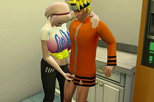 Hinata porn cap4 Naruto talks with Sakura in kitchen for fucking advice like with Hinata