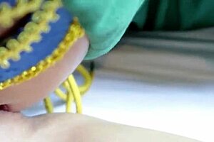 this cute skinny japanese teen hints at intense anal riding and creampie with toys and dildo play in homemade amateur cosplay at the hotel