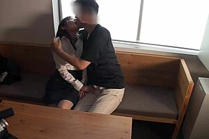 in a casual setup, this japanese ol got into some intimate amateur filming with romantic vibes.