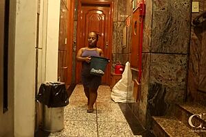 Lil short stuff, attitude drops when big cock emerges