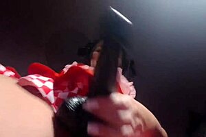 Slave Licking Pussy And Gets Strap-On Fucked By Mistress With Toys