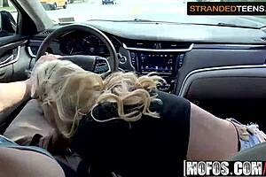 i'm uma jolie, shoplifting teen rebel getting fucked hard in pov on the run