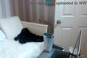 Oily big boobs Maxine X vibes her clit during this solo clip with squirting wet pussy, dildo toys, and moaning in lingerie on bed!