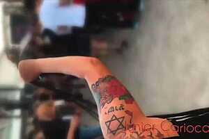 that blonde slut danced at the party teasing us then we fucked her big ass hard outdoors