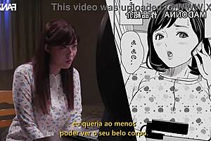 Have you experienced family temptation in this mother edition with Sayuri Hayama and her big tits in Japanese JAV