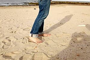 Brunette Big Ass Busty Milf In Underwear Gets Insertion On Beach With Big Cock Man