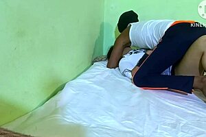 Step Nice Gets Intense Fucking from Village Uncle in Bedroom for Pure Enjoyment