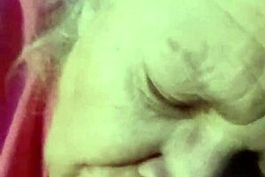 This hot milf surprises by just sucking on that big monster cock in intriguing close-up.