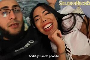 Several Content Creators Shared an Apartment and I Had to Share a Room with the Beautiful Latinbeauty and What a Fuck We Hit