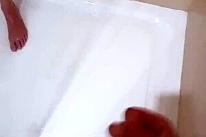 Spying on Neighbor Showering Got Us Heated and I Came Hard