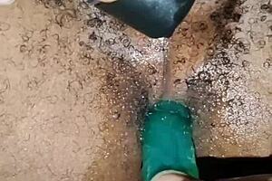 yuki gets kuro ready for some intense anal action with toys and big black cock