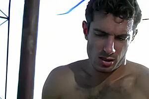 ashley long starts with toys in her shaved pussy. then switches to real cock for deep anal on bed.