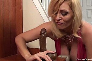 Blonde BBW Charlie Chase Boob Jobs