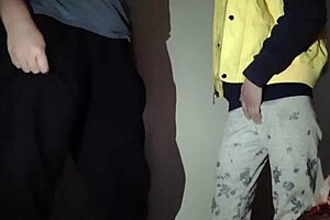 My stepmom secretly watches me masturbate at home then we dive into intense homemade lesbian sex with orgasms.