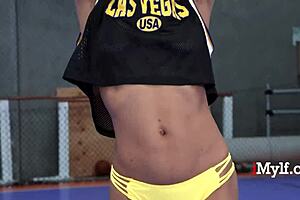 ebony milf rides on basketball court with jayne doh lawson jones imylf