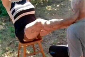 I compiled my outdoor solo sessions with natural tits and stockings for Klaudiaambergirl fans